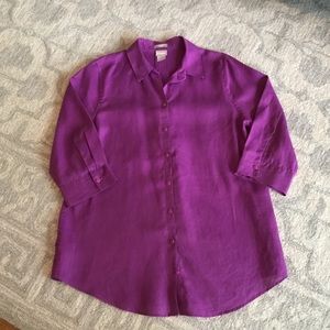 Chico’s No Iron Linen Tunic